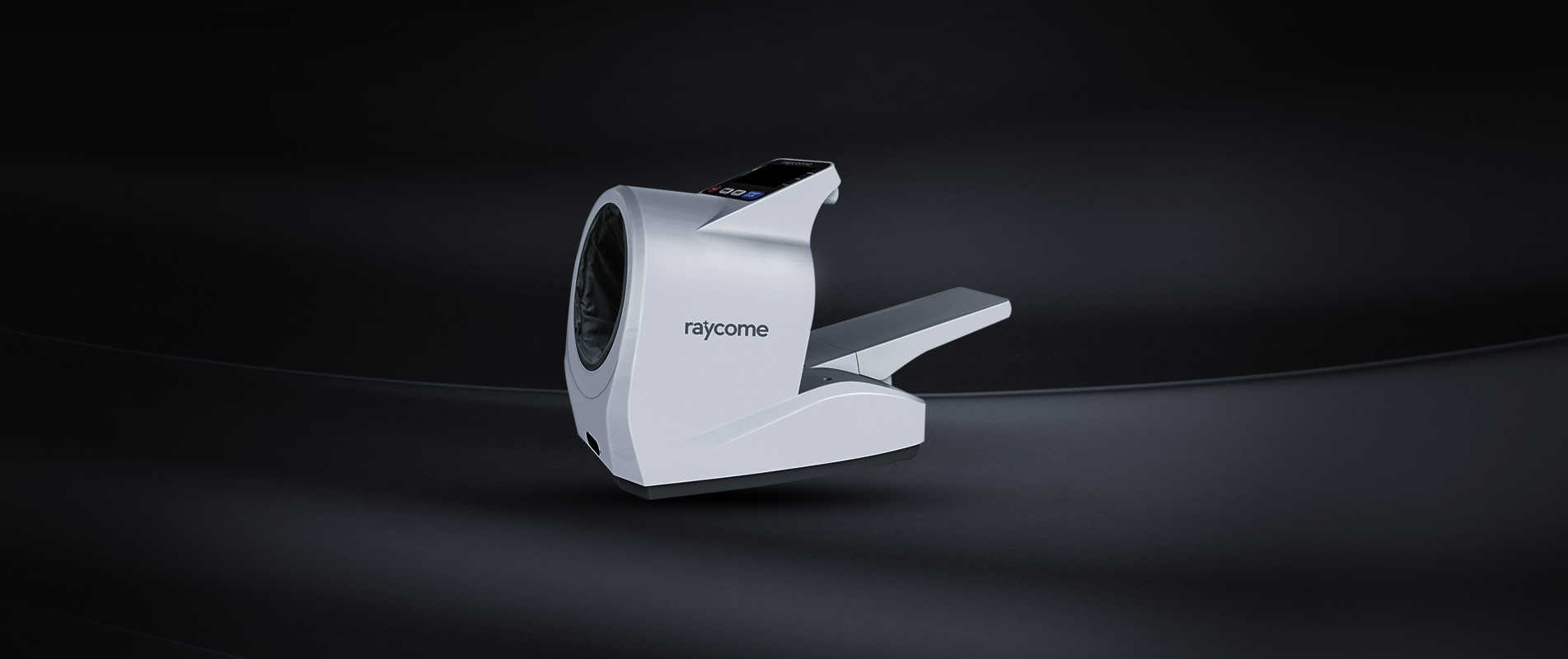 A Raycome blood pressure monitor