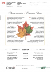 Invention Patent in Canada