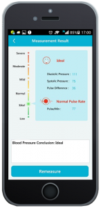 The BP secretary app on smart phone