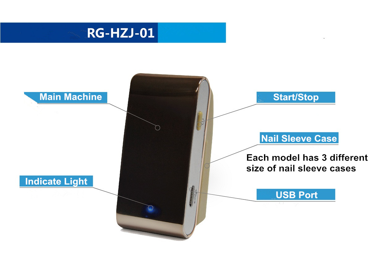 A Raycome nail fungus laser device and its parts